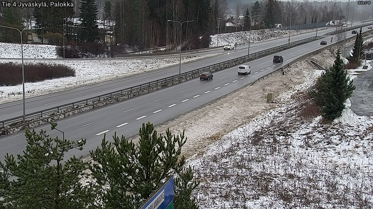 Weather Camera Image Väg 4 Jyväskylä, Palokka, Jyväskylä, Keski-Suomi