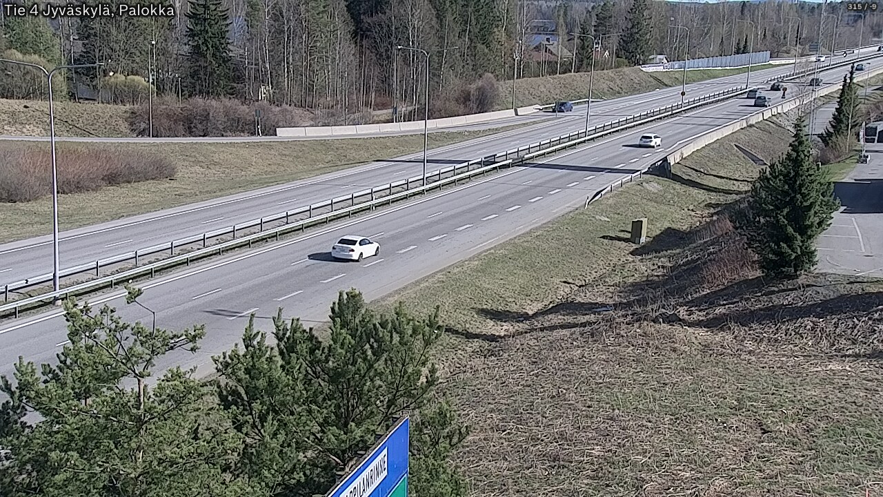 Kelikamerat Kuva Tie 4 Jyväskylä, Palokka, Jyväskylä, Keski-Suomi