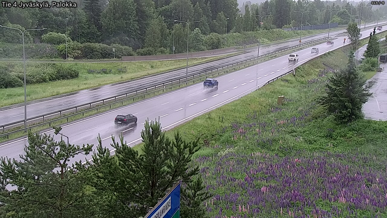 Weather Camera Image Road 4 Jyväskylä, Palokka, Jyväskylä, Keski-Suomi