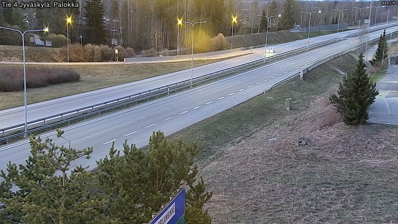 Weather Camera Image Road 4 Jyväskylä, Palokka, Jyväskylä, Keski-Suomi