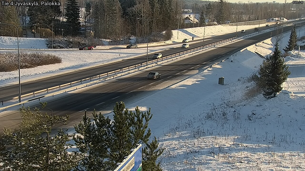 Weather Camera Image Road 4 Jyväskylä, Palokka, Jyväskylä, Keski-Suomi