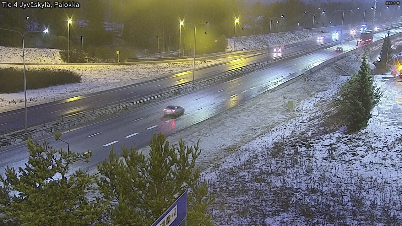 Weather Camera Image Väg 4 Jyväskylä, Palokka, Jyväskylä, Keski-Suomi