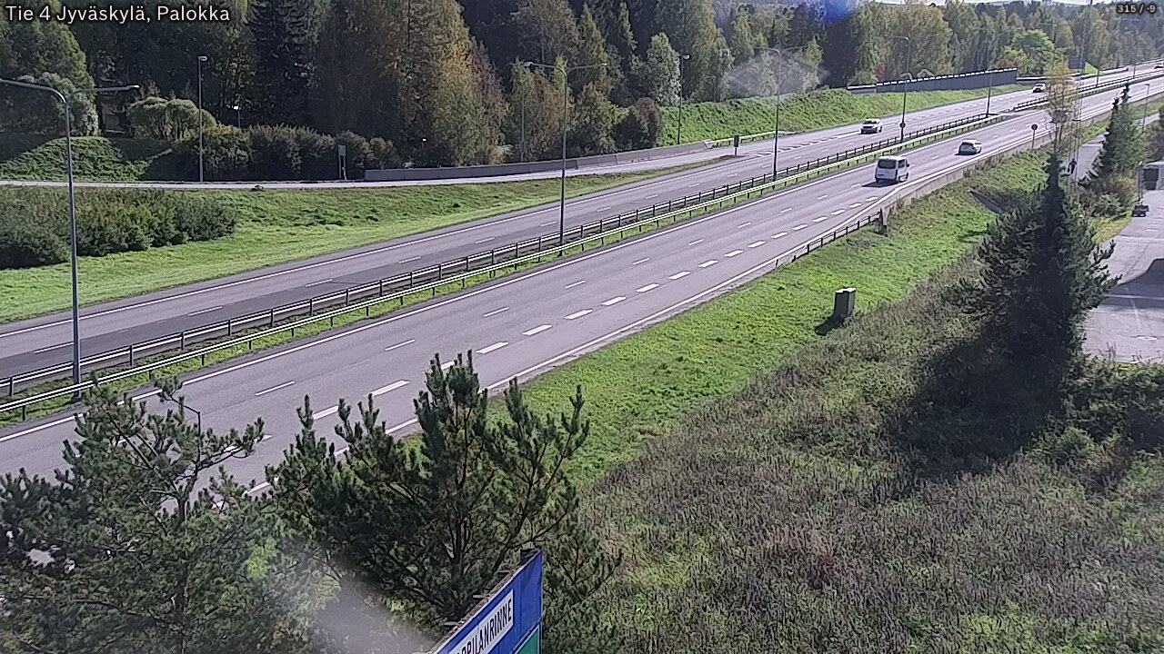 Weather Camera Image Road 4 Jyväskylä, Palokka, Jyväskylä, Keski-Suomi