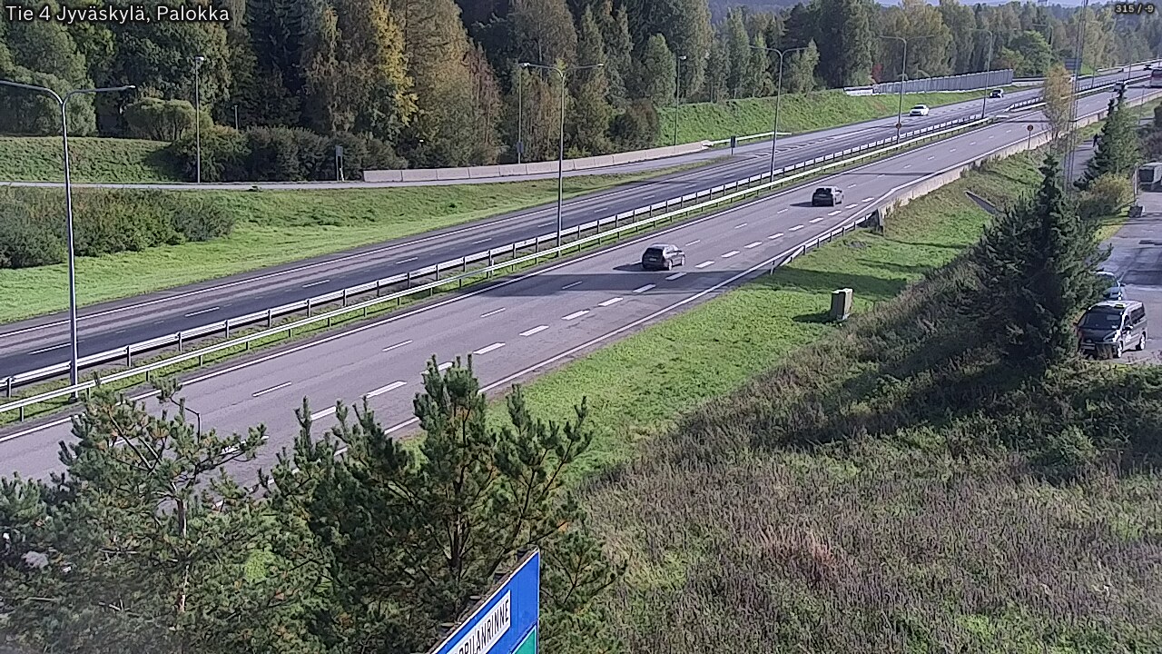 Weather Camera Image Väg 4 Jyväskylä, Palokka, Jyväskylä, Keski-Suomi