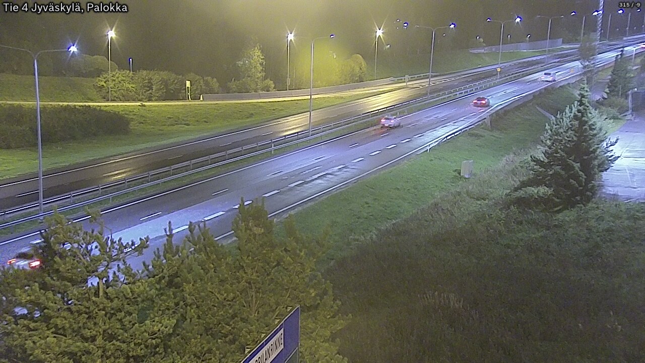 Weather Camera Image Väg 4 Jyväskylä, Palokka, Jyväskylä, Keski-Suomi