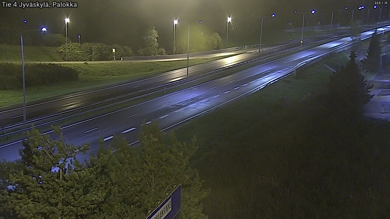 Weather Camera Image Väg 4 Jyväskylä, Palokka, Jyväskylä, Keski-Suomi