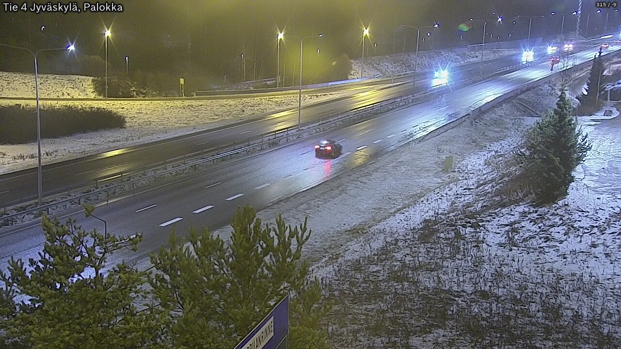 Weather Camera Image Väg 4 Jyväskylä, Palokka, Jyväskylä, Keski-Suomi