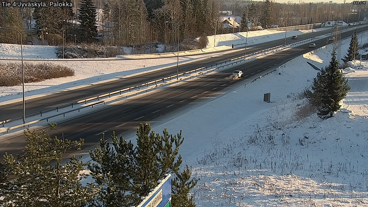 Weather Camera Image Road 4 Jyväskylä, Palokka, Jyväskylä, Keski-Suomi