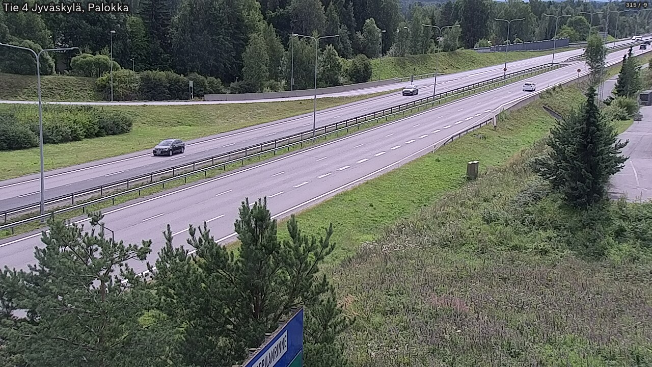 Weather Camera Image Road 4 Jyväskylä, Palokka, Jyväskylä, Keski-Suomi