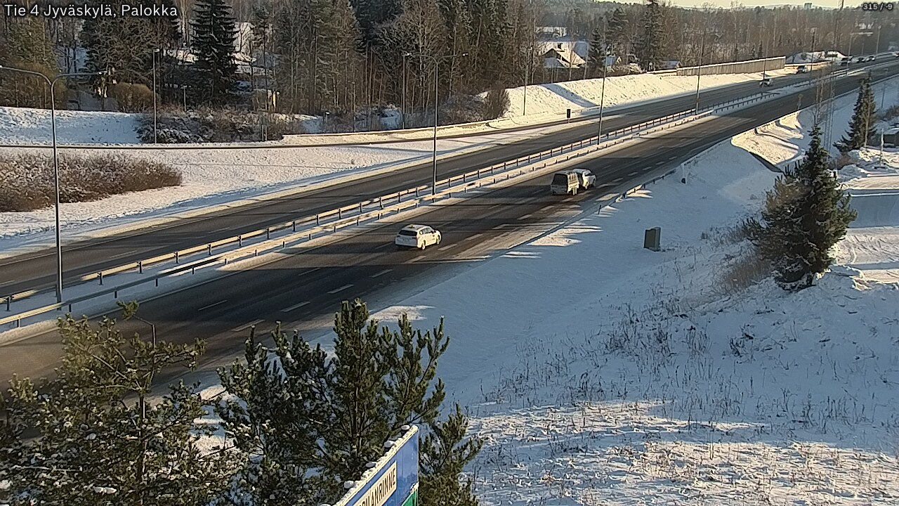 Weather Camera Image Road 4 Jyväskylä, Palokka, Jyväskylä, Keski-Suomi