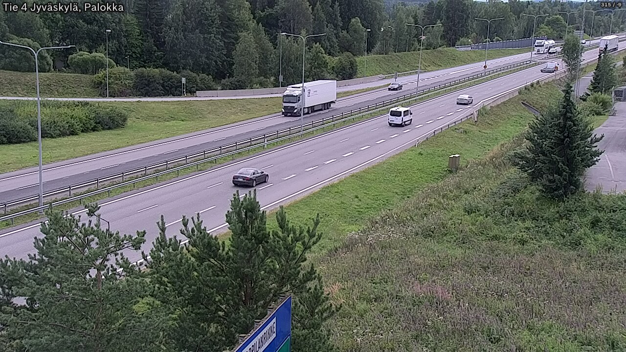Weather Camera Image Road 4 Jyväskylä, Palokka, Jyväskylä, Keski-Suomi