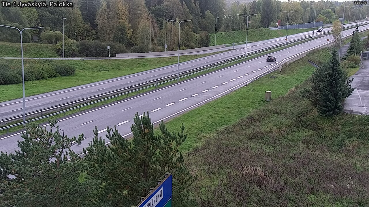 Weather Camera Image Väg 4 Jyväskylä, Palokka, Jyväskylä, Keski-Suomi