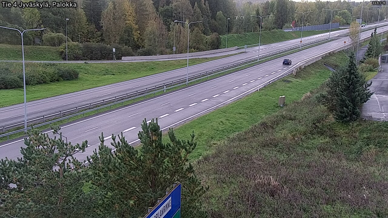 Weather Camera Image Väg 4 Jyväskylä, Palokka, Jyväskylä, Keski-Suomi
