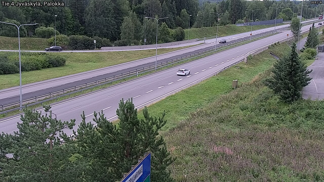 Weather Camera Image Road 4 Jyväskylä, Palokka, Jyväskylä, Keski-Suomi