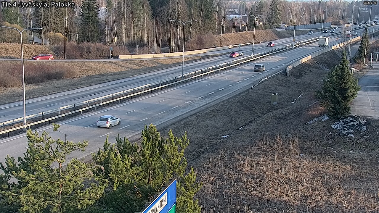 Weather Camera Image Road 4 Jyväskylä, Palokka, Jyväskylä, Keski-Suomi