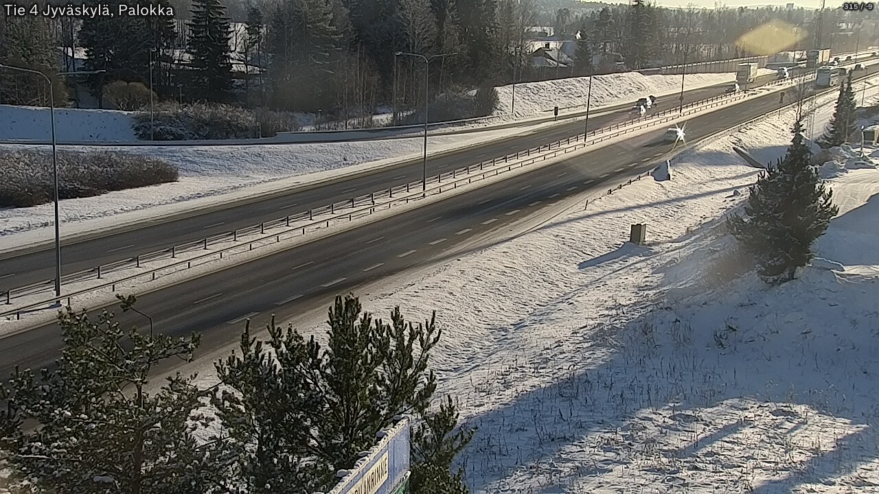 Weather Camera Image Road 4 Jyväskylä, Palokka, Jyväskylä, Keski-Suomi