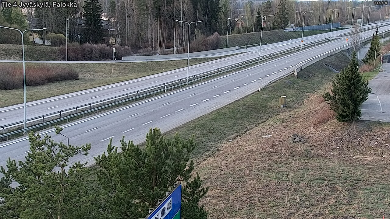 Weather Camera Image Road 4 Jyväskylä, Palokka, Jyväskylä, Keski-Suomi