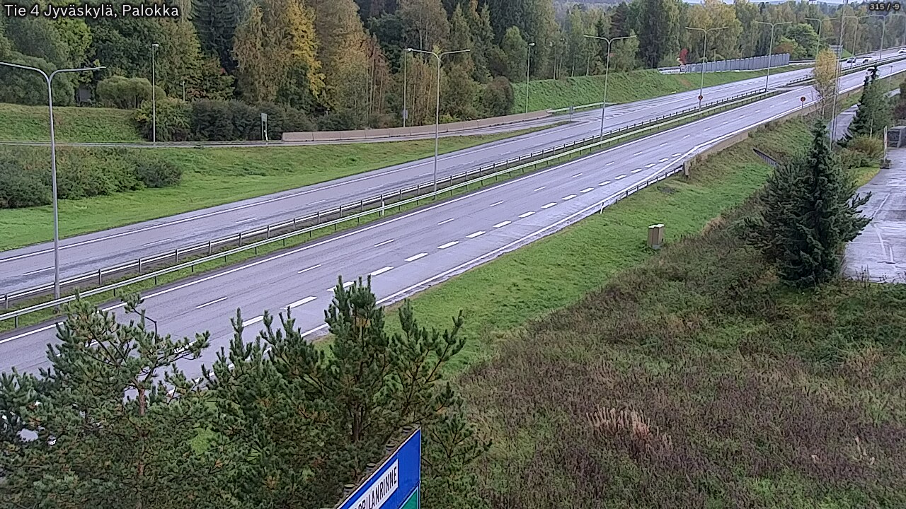 Weather Camera Image Väg 4 Jyväskylä, Palokka, Jyväskylä, Keski-Suomi