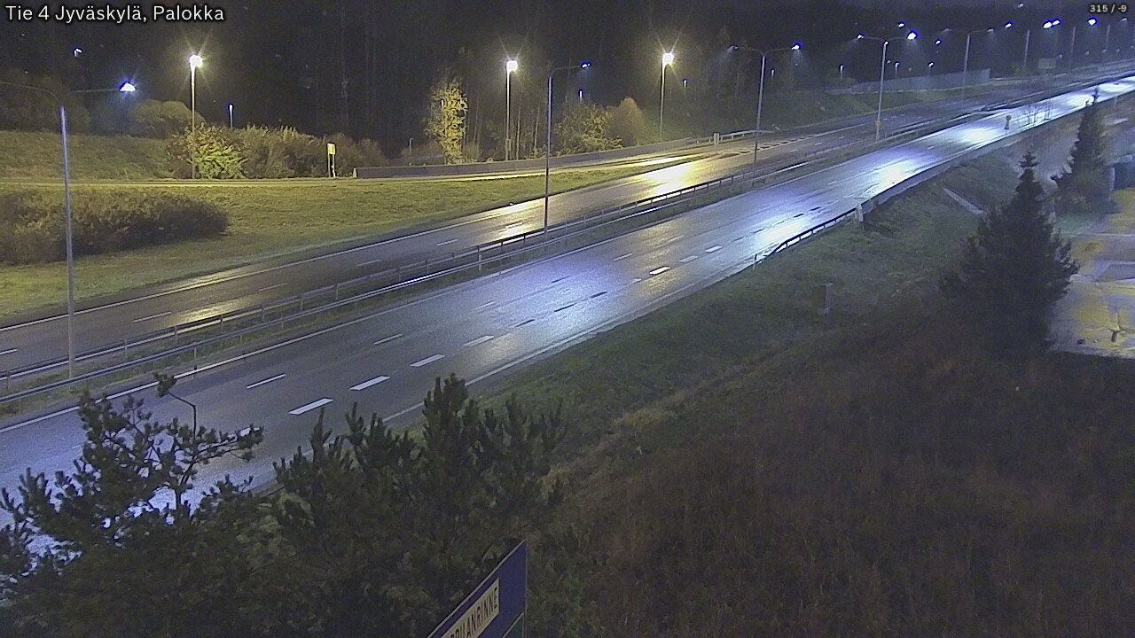 Weather Camera Image Road 4 Jyväskylä, Palokka, Jyväskylä, Keski-Suomi