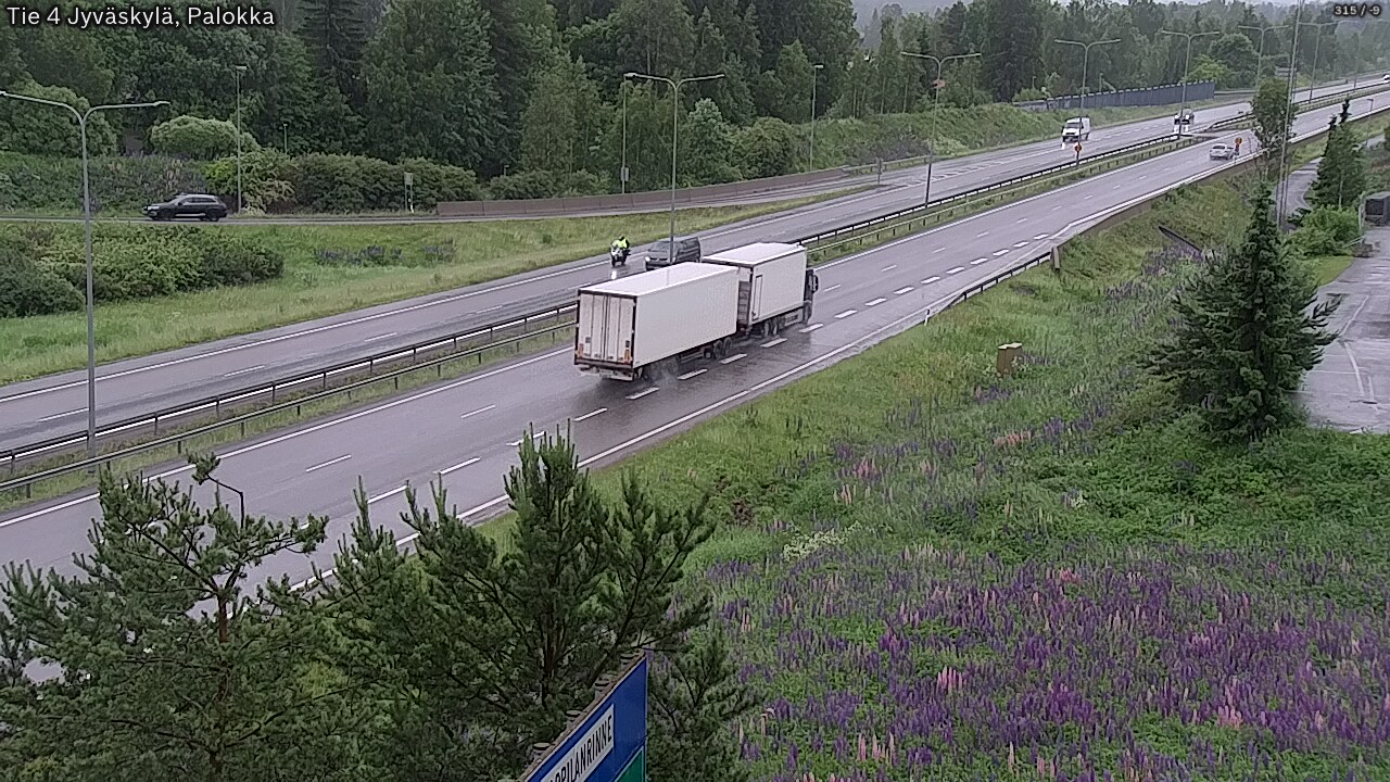 Weather Camera Image Road 4 Jyväskylä, Palokka, Jyväskylä, Keski-Suomi