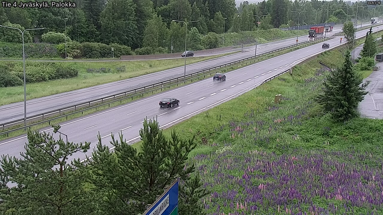 Weather Camera Image Road 4 Jyväskylä, Palokka, Jyväskylä, Keski-Suomi