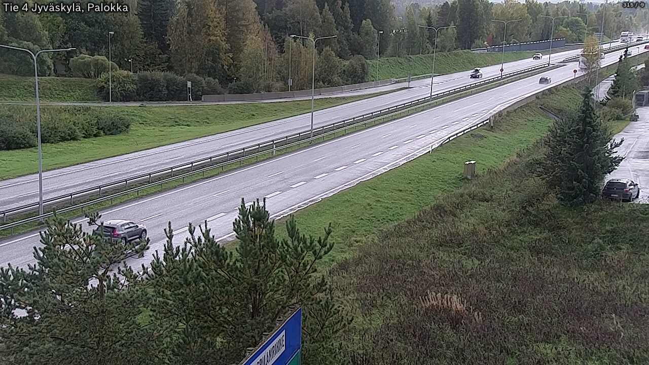Weather Camera Image Väg 4 Jyväskylä, Palokka, Jyväskylä, Keski-Suomi