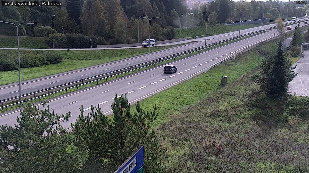 Weather Camera Image Road 4 Jyväskylä, Palokka, Jyväskylä, Keski-Suomi
