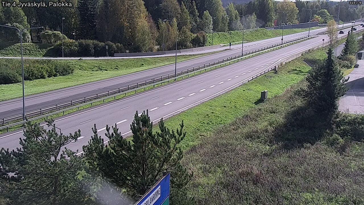 Weather Camera Image Road 4 Jyväskylä, Palokka, Jyväskylä, Keski-Suomi