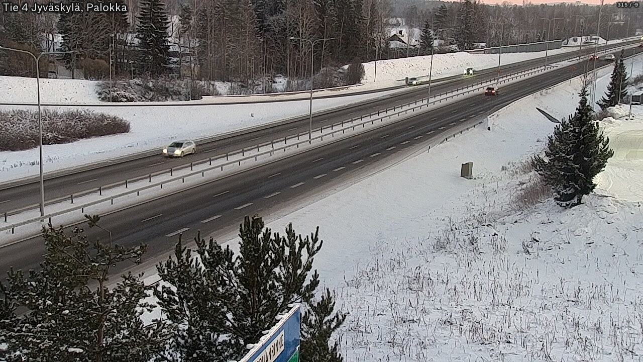 Weather Camera Image Road 4 Jyväskylä, Palokka, Jyväskylä, Keski-Suomi