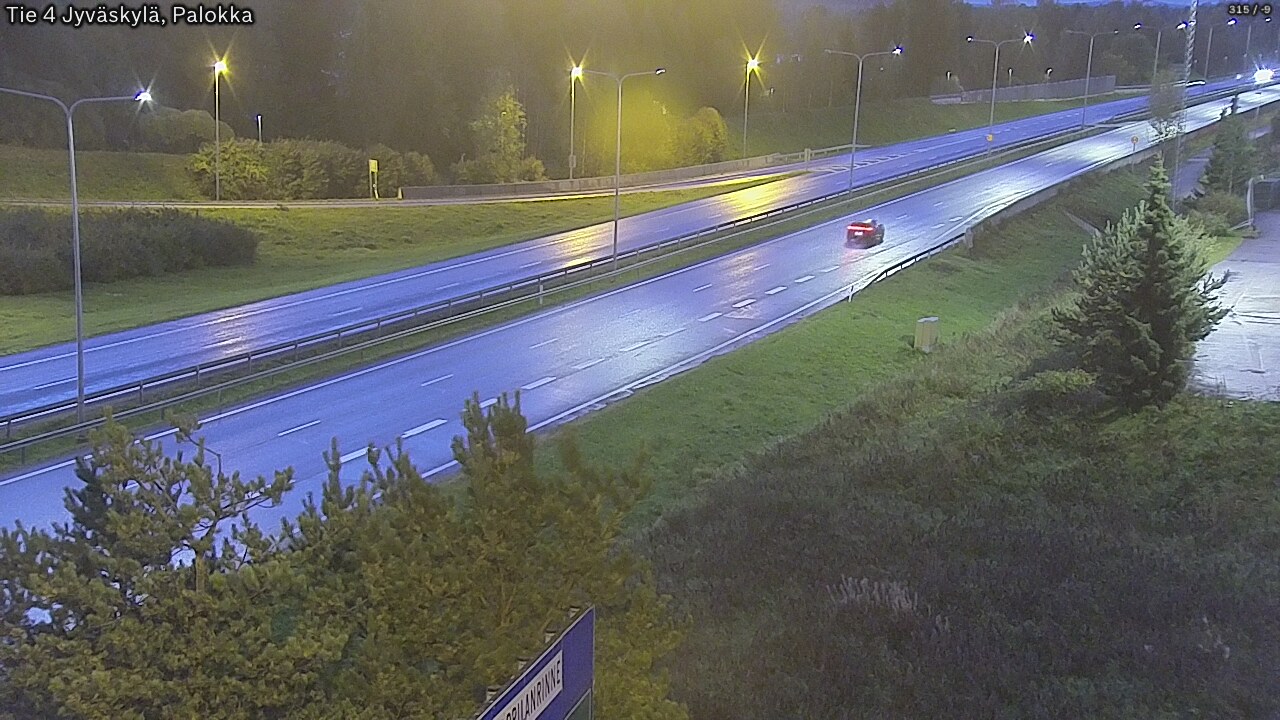 Weather Camera Image Väg 4 Jyväskylä, Palokka, Jyväskylä, Keski-Suomi