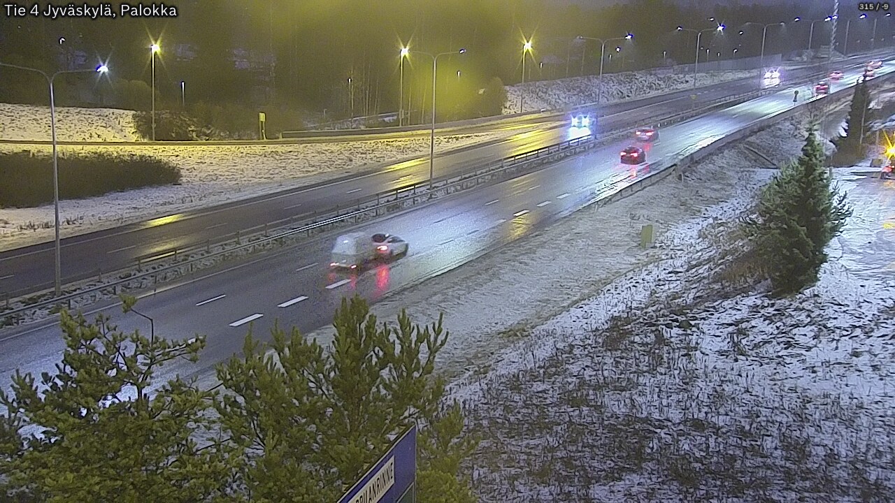 Weather Camera Image Väg 4 Jyväskylä, Palokka, Jyväskylä, Keski-Suomi