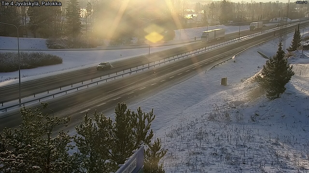 Weather Camera Image Road 4 Jyväskylä, Palokka, Jyväskylä, Keski-Suomi