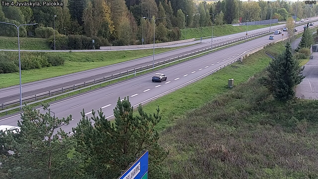 Weather Camera Image Road 4 Jyväskylä, Palokka, Jyväskylä, Keski-Suomi