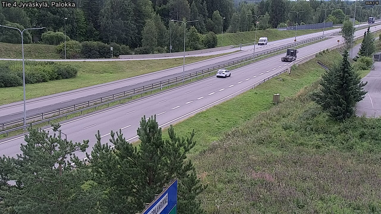 Weather Camera Image Road 4 Jyväskylä, Palokka, Jyväskylä, Keski-Suomi
