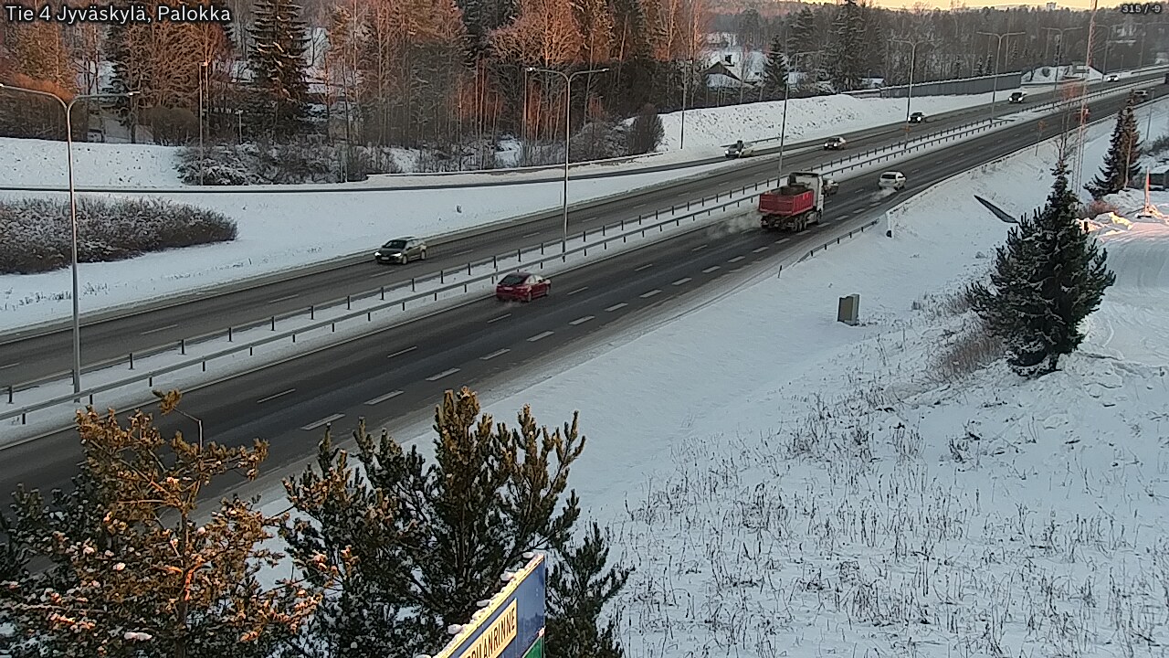 Weather Camera Image Road 4 Jyväskylä, Palokka, Jyväskylä, Keski-Suomi