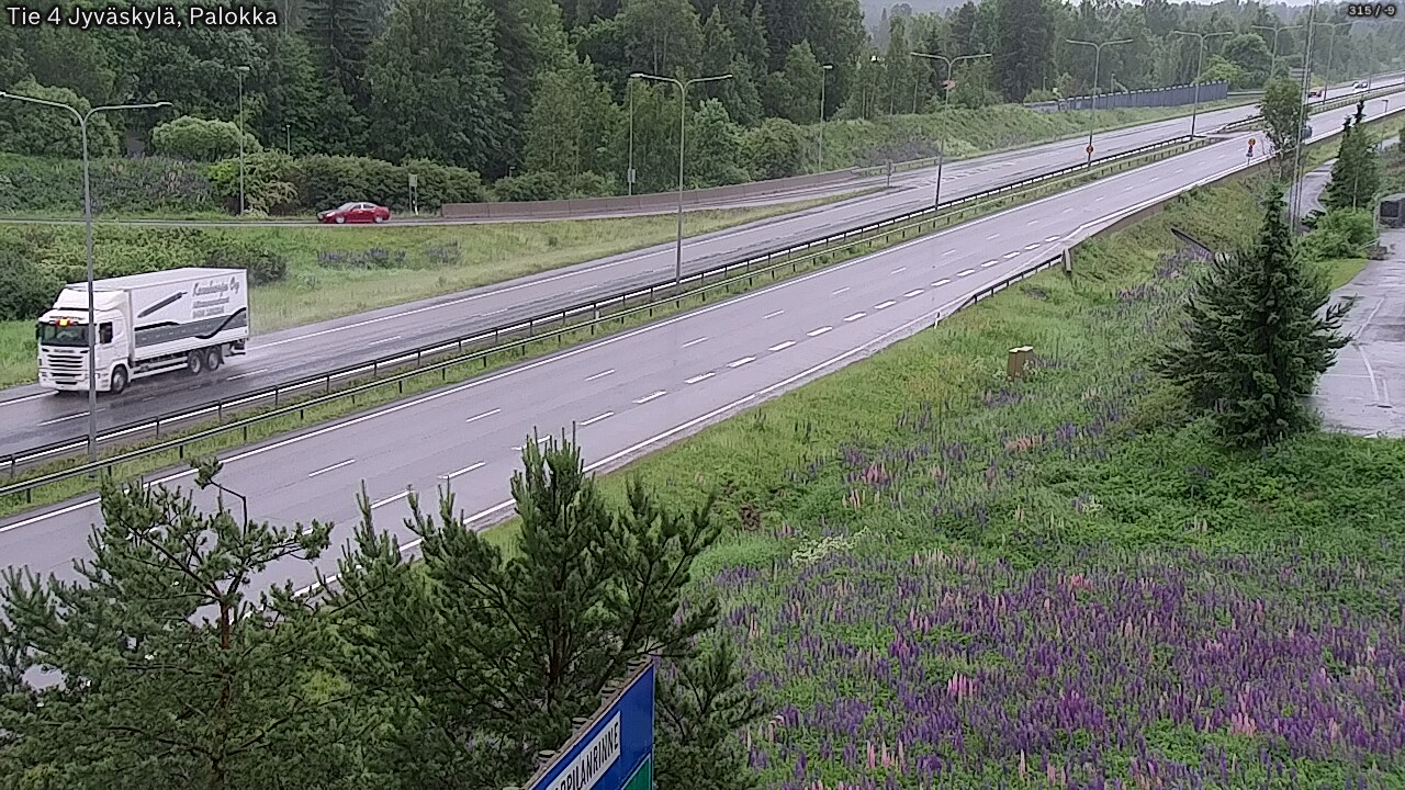 Weather Camera Image Road 4 Jyväskylä, Palokka, Jyväskylä, Keski-Suomi