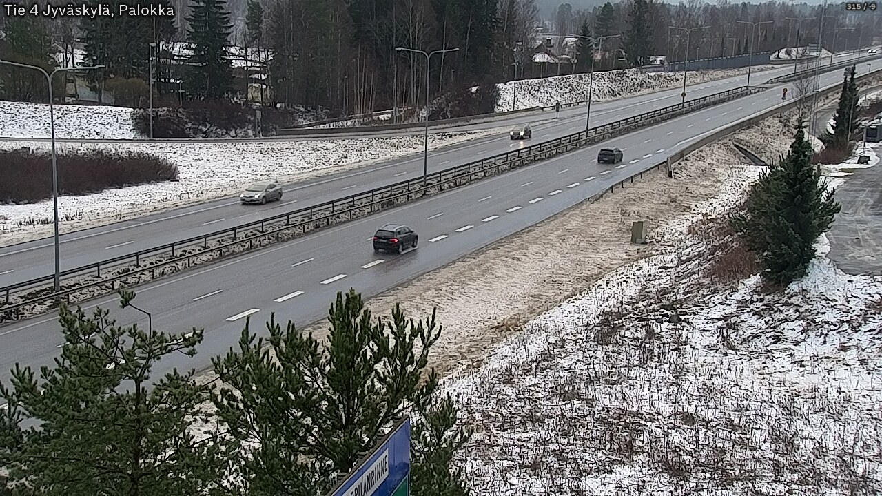Weather Camera Image Väg 4 Jyväskylä, Palokka, Jyväskylä, Keski-Suomi