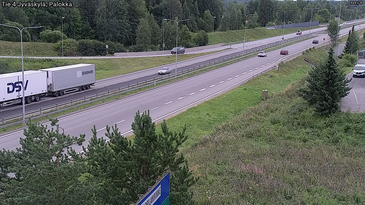 Weather Camera Image Road 4 Jyväskylä, Palokka, Jyväskylä, Keski-Suomi