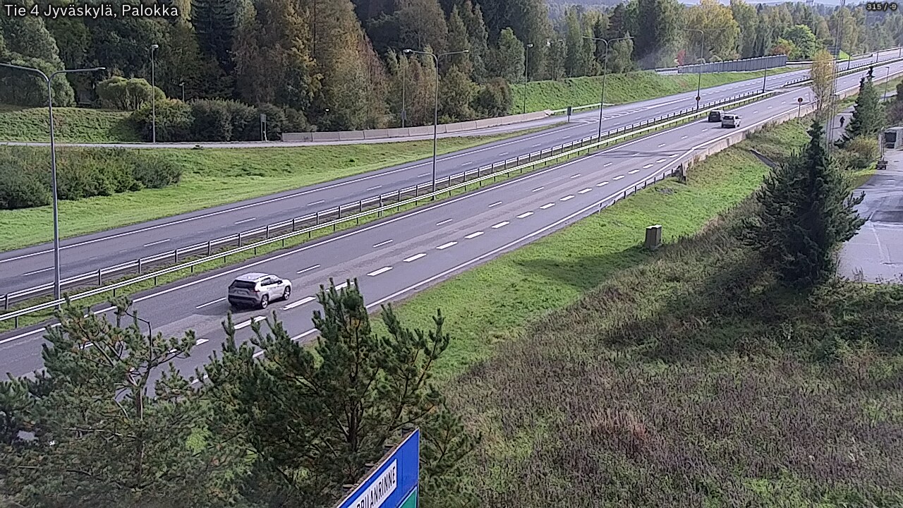 Weather Camera Image Väg 4 Jyväskylä, Palokka, Jyväskylä, Keski-Suomi