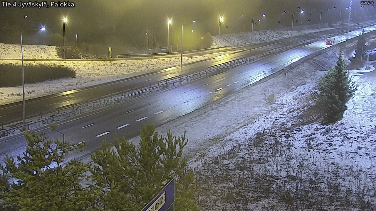 Weather Camera Image Väg 4 Jyväskylä, Palokka, Jyväskylä, Keski-Suomi