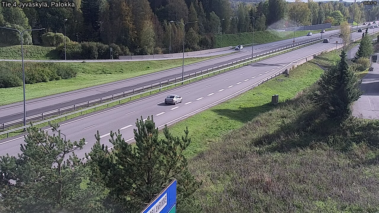 Weather Camera Image Road 4 Jyväskylä, Palokka, Jyväskylä, Keski-Suomi