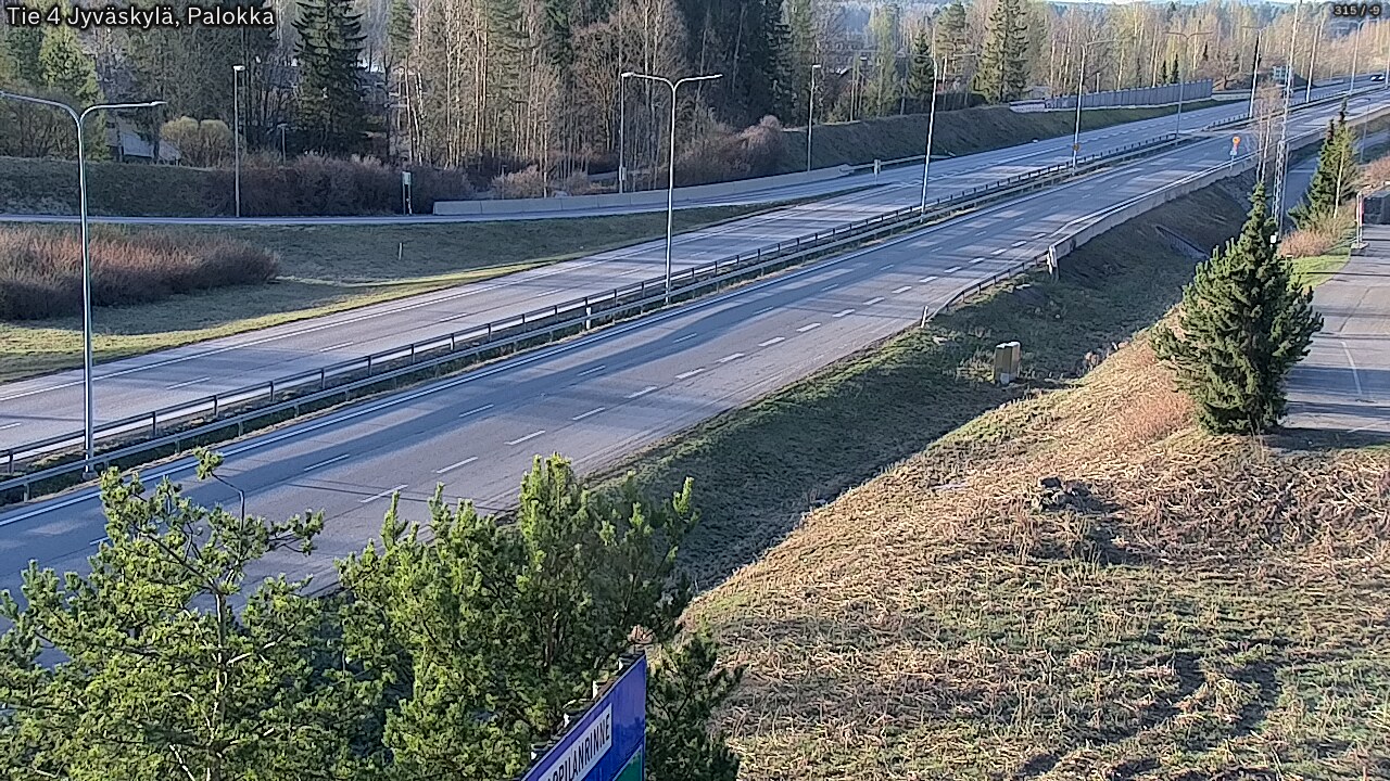 Weather Camera Image Road 4 Jyväskylä, Palokka, Jyväskylä, Keski-Suomi
