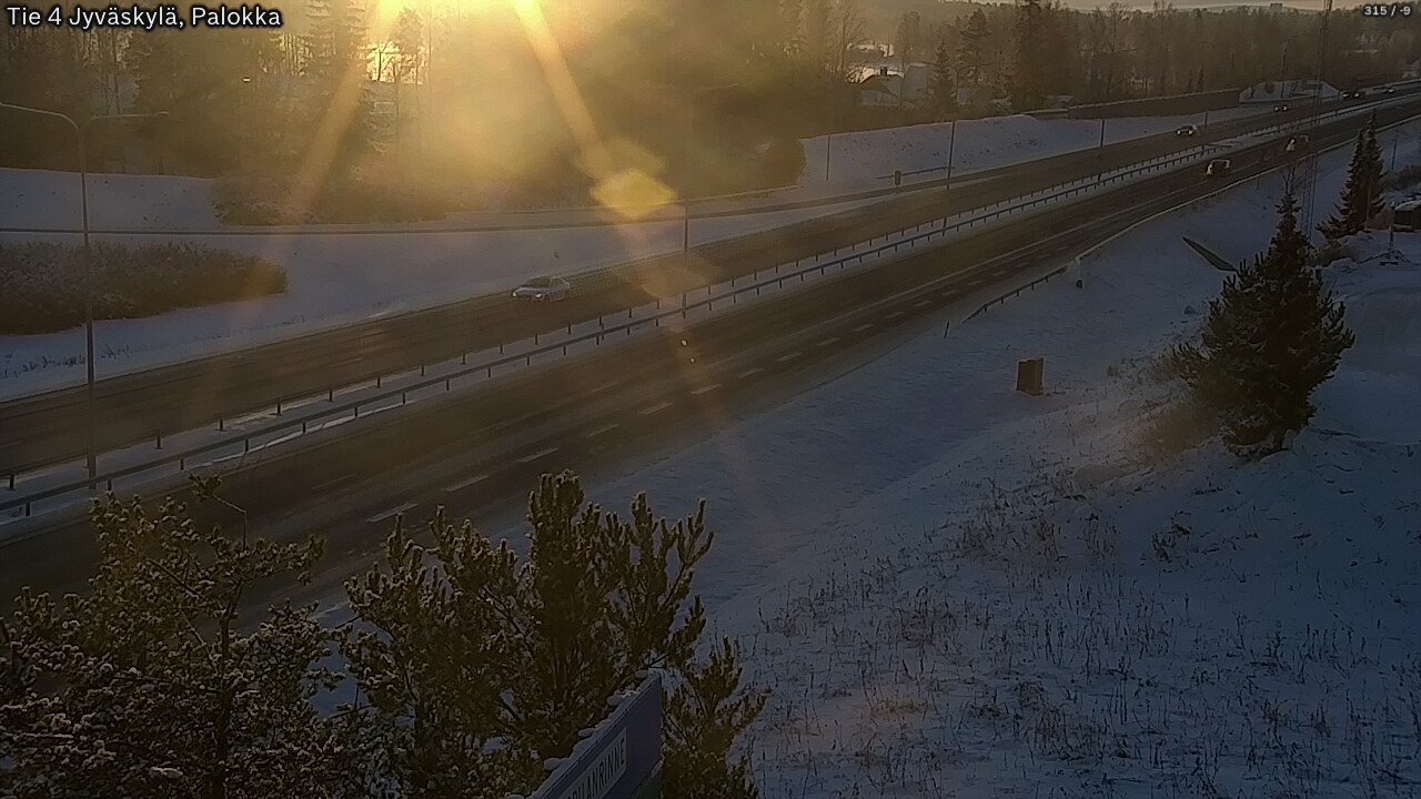 Weather Camera Image Road 4 Jyväskylä, Palokka, Jyväskylä, Keski-Suomi