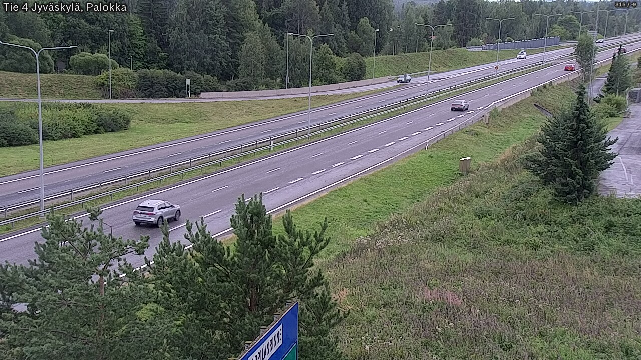 Weather Camera Image Road 4 Jyväskylä, Palokka, Jyväskylä, Keski-Suomi