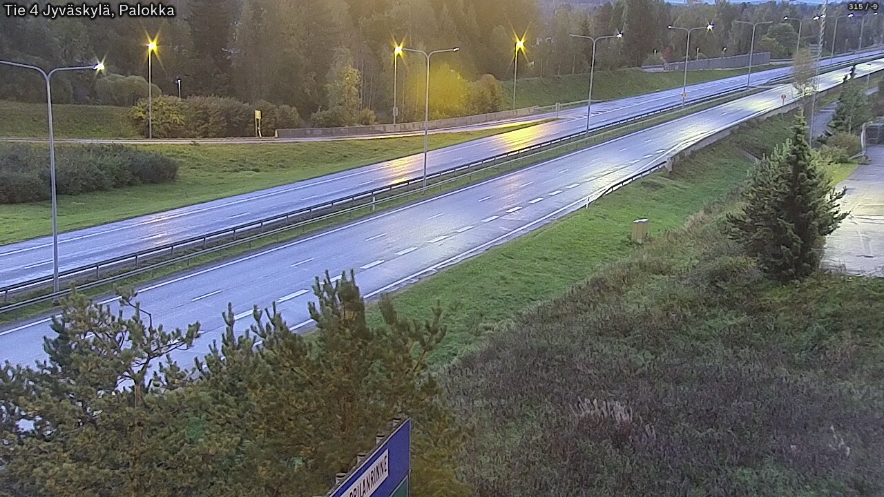 Weather Camera Image Väg 4 Jyväskylä, Palokka, Jyväskylä, Keski-Suomi