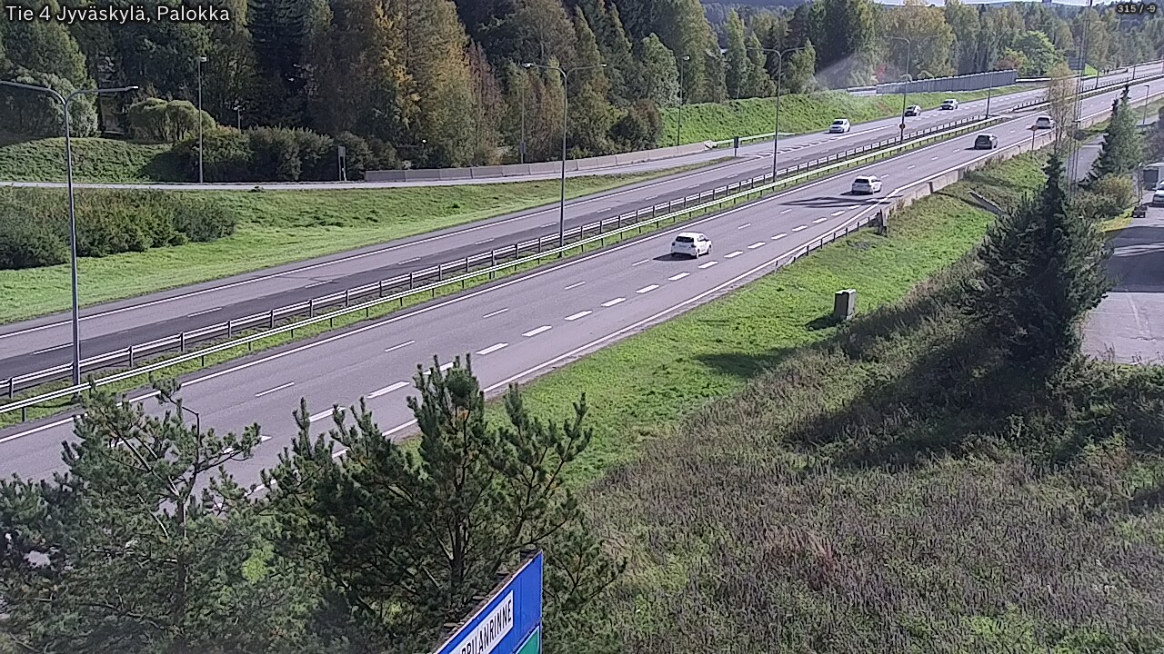 Weather Camera Image Road 4 Jyväskylä, Palokka, Jyväskylä, Keski-Suomi
