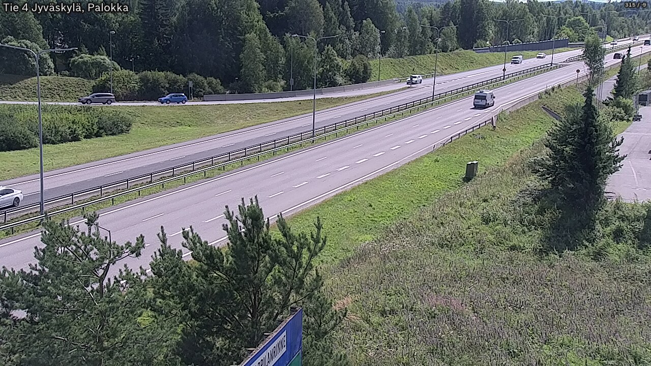 Kelikamerat Kuva Tie 4 Jyväskylä, Palokka, Jyväskylä, Keski-Suomi