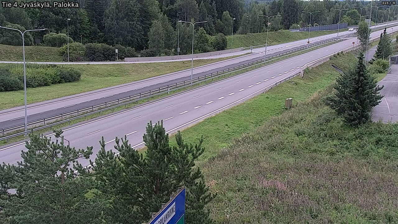 Weather Camera Image Road 4 Jyväskylä, Palokka, Jyväskylä, Keski-Suomi
