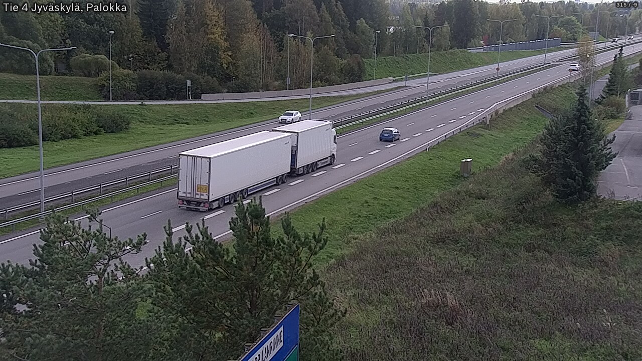 Weather Camera Image Road 4 Jyväskylä, Palokka, Jyväskylä, Keski-Suomi