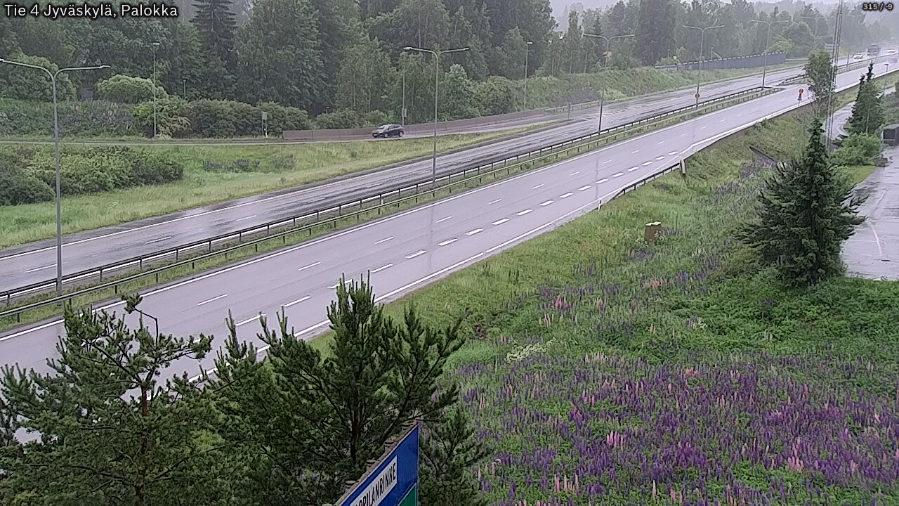 Weather Camera Image Road 4 Jyväskylä, Palokka, Jyväskylä, Keski-Suomi